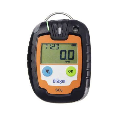 8326323 | Détecteur monogaz individuel Dräger PAC-6000-SO2, 0 - 100 ppm, certifié ATEX, usage unique