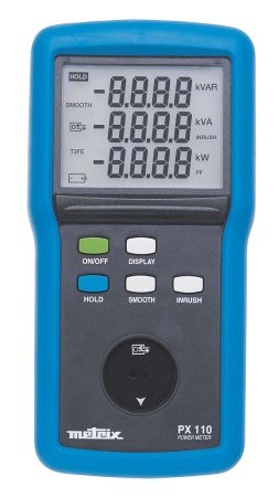 PX110 | Wattmètre numérique portable 6 kW, monophasé 