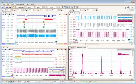 PP916 | Oscilloscope USB PicoScope 4824, 8 voies 20 MHz (sans sonde) 