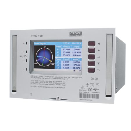 PROQ-100 | Compteur d'énergie précision 0.2 / 0.5 S, qualité d'énergie CEI 62586-2 classe A 