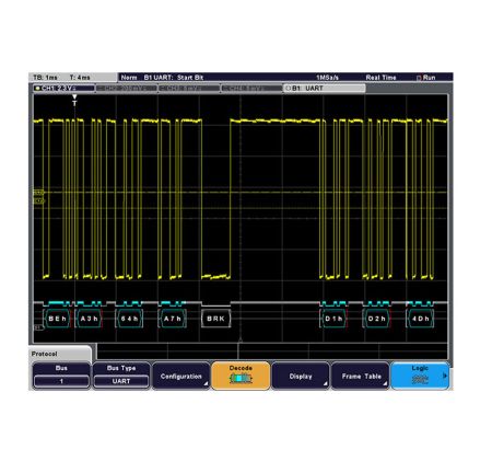 RTC-K2 | Option de déclenchement et de décodage série UART / RS232 (licence logicielle) pour RTC1000