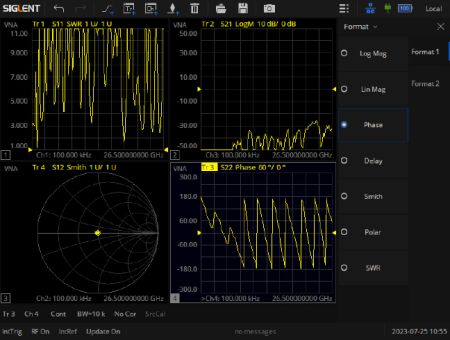 SHN914A | Analyseur de réseau vectoriel portable 30 kHz - 14 GHz, 2 ports, VNA Siglent SHN914A 