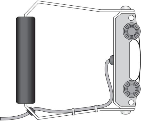 SK28M | Sonde de température de surface type K, -50°C à 250°C, à rouleaux 