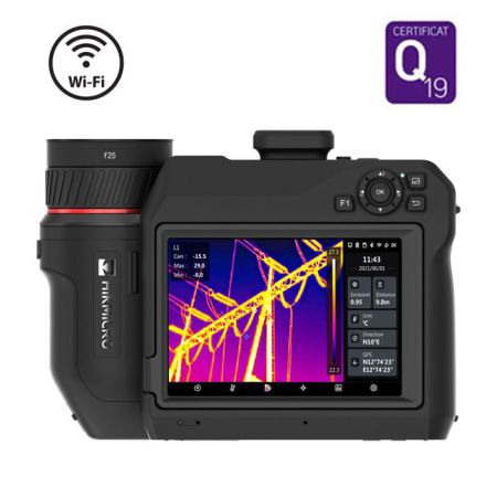 SP60 | Caméras thermiques série SP60 640 x 480 px, -20°C à +650°C, écran tactile 5'' inclinable à 90°, 25 Hz, FOV selon lentille
