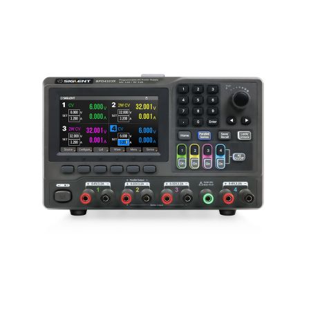 SPD4323X | Alimentation linéaire programmable 4 voies 240 W, 2x [6 V / 3,2 A] et 2x [32 V / 3,2 A]