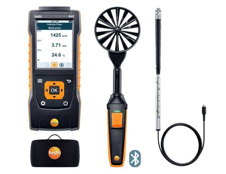 05634407 | testo 440 Kit combiné 2 avec Bluetooth® pour l’écoulement 