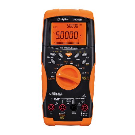U1252B | Multimètre numérique portable TRMS AC+DC, 50 000 points, avec générateur de signal carré