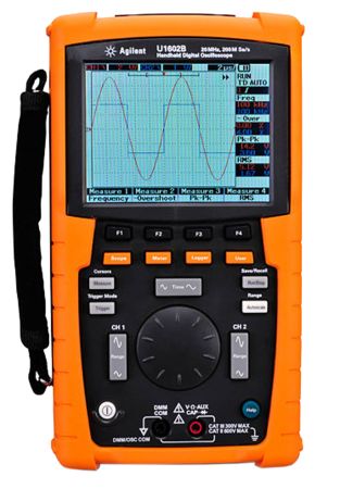 U1602B | Oscilloscope numérique portable, 2 voies 20 MHz, 100 Méch/s, 125 kB 
