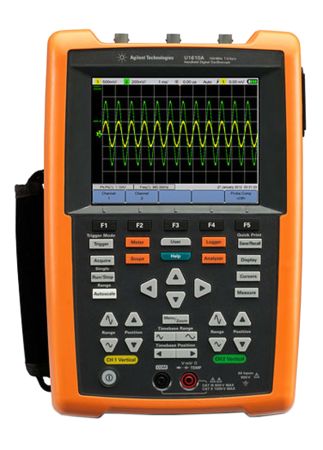 U1610A | Oscilloscope numérique portable, 2 voies 100 MHz, 500 Méch/s, 60 000 points 