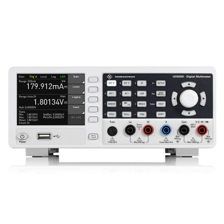 UDS500 | Multimètre 5.5 digits avec écran couleur 3.5'', interfaces LAN et USB 