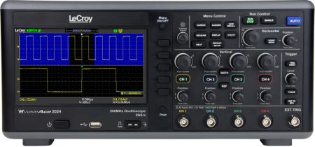 WA2024 | Oscilloscope numérique 4 voies 200 MHz, 1 Géch/s, 12 000 points 