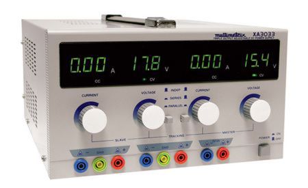 XA3033 | Alimentation numérique triple 2x [30 V / 3 A] et 5 V / 3 A fixe 