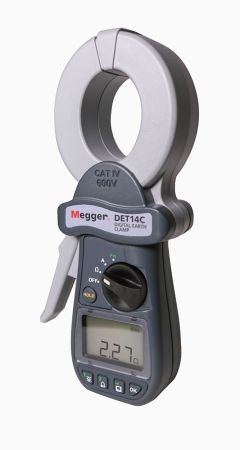 DET14C | Pince de terre jusqu'à 1 500 ohms, mesure courant de fuite , 600 V CAT IV 