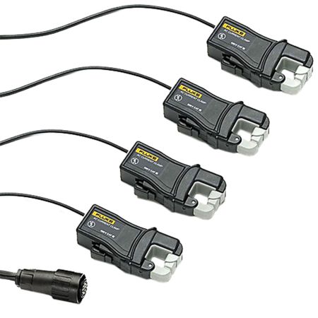 I1A/10A-CLAMP-PQ4 | JEU DE MINI PINCES DE COURANT quadriphasées 