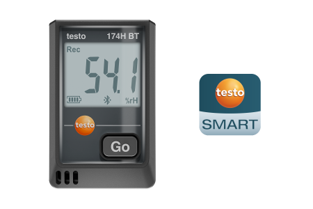 0572174302 | testo 174H BT - Mini-enregistreur de température/humidité Bluetooth 