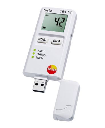 05721843 | Clé USB enregistreur de tempé- rature réutilisable Testo 184 T3 