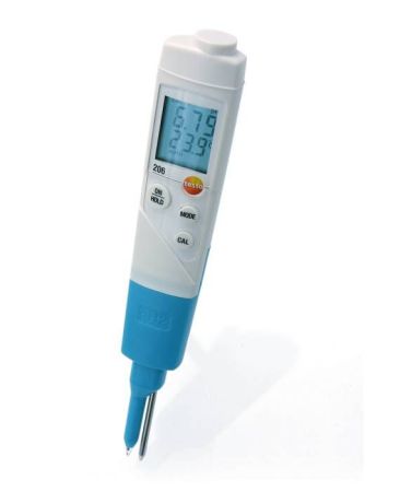 05632062 | Ph-mètre pour milieux non liquide Testo 206-ph2 