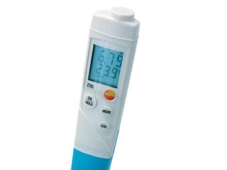 05632066 | Kit testo 206-pH2 - pHmètre avec accessoires dans mallette en aluminium 