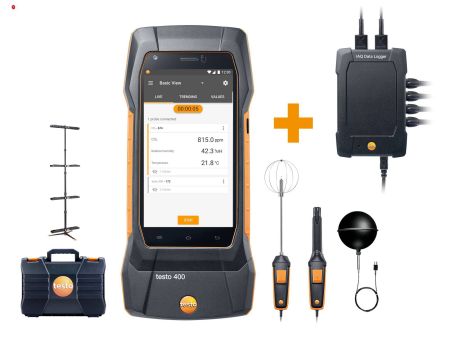 0563040201 | Kit confort thermique testo 400 avec trépied et enregistreur de données intégré