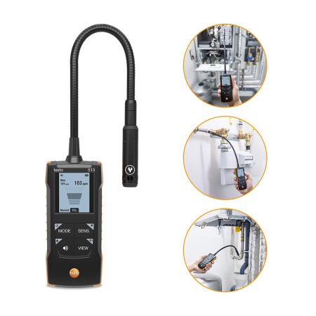 05630513 | testo 513, Détecteur de fuite de gaz, H2, compatible A3 et A2L 