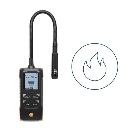 05630513 | testo 513, Détecteur de fuite de gaz, H2, compatible A3 et A2L 