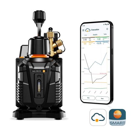 05645654 | testo 565i / Pompe à vide connectée 7 CFM / 198 l/mn certifié ATEX 