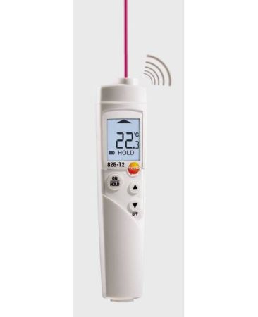 05638282 | Thermomètre infrarouge alimentaire Testo 826-T2 avec étui TopSfae 