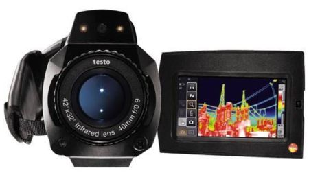 05630890X1 | Caméra thermique Testo 890, 640 x 480 px, -30°C à 650°C, écran tactile 4.3'', pointeur Laseur