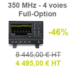WS3034Z-PROMO2 | Oscilloscope numérique 4 voies avec options EMB, AUDIO, AUTO, CAN FDbus, PWR et FG 