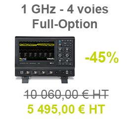 WS3104Z-PROMO2 | Oscilloscope numérique 4 voies avec options EMB, AUDIO, AUTO, CAN FDbus, PWR et FG 