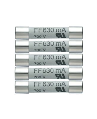 05900007 | Jeu de 5 fusibles de rechange 630 mA / 600 V 
