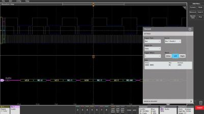 5-SRAUDIO | Option de déclenchement et d'analyse audio (I2S, LJ, RJ, TDM) pour MSO 5 