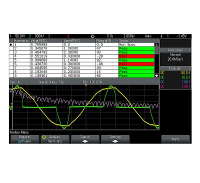 DSOX3PWR | Application d'analyse de puissance 