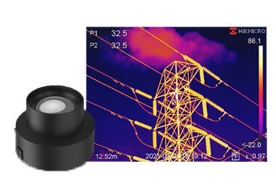 HM-G605-LENS | Objectif grand angle x0,5 pour caméras thermiques HIKMICRO G40 et G60 