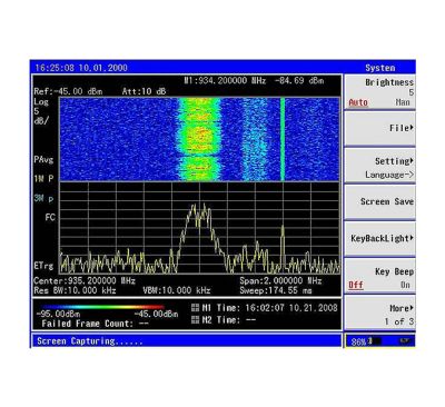 N9340B-INM | Option d'affichage sous formes de spectrogrammes pour N9340B 