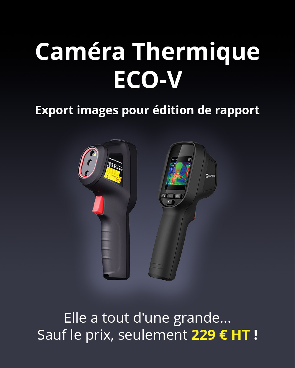 Caméra thermique hikmicro eco-v