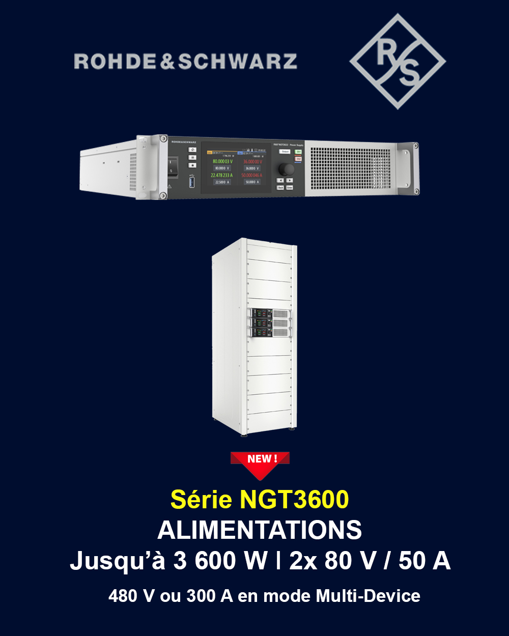 Alimentation Rohde & Schwarz NGT3622