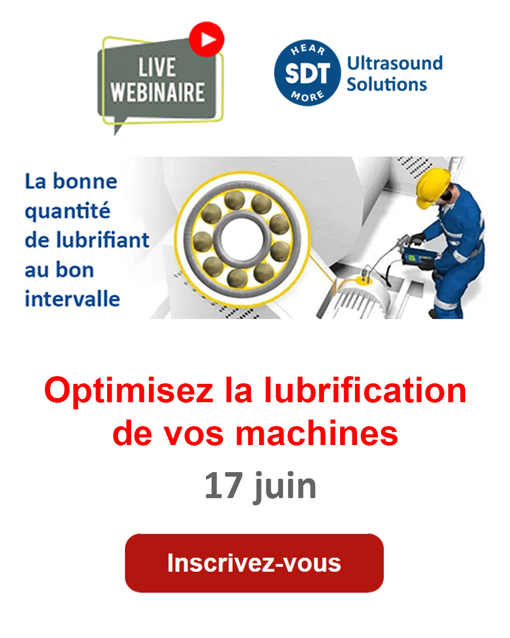 Webinaire SDT Lubrification
